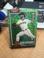 Carson Whisenhunt #184 2026 Topps San Francisco Giants Green Foil