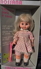 BAMBOLA ROSSANA ITALOCREMONA 1972 NUOVA/NON GIOCATA CON SEGNI DEL TEMPO.NON TEST