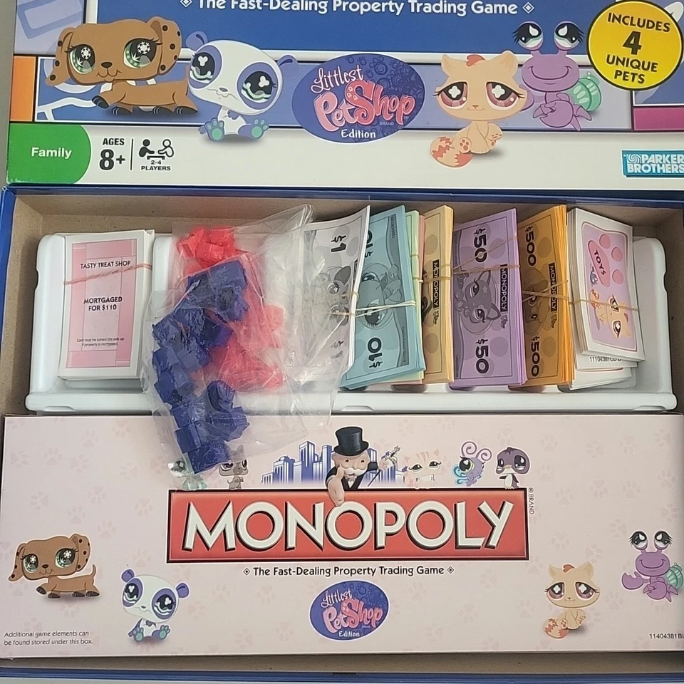 Juego de mesa Littlest Pet Shop Monopoly incompleto leer descripción Foto 2 de 4