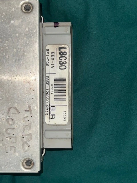 Ford Thunderbird 1987-1988 LA2 turbo cupé módulo CEE #E8SF-12A650-AG1A Foto 2 de 3