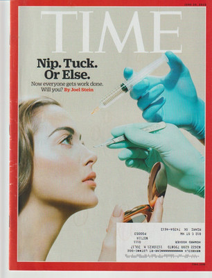 Time Magazine June 29, 2015 Nip Tuck or Else Plastic Surgery