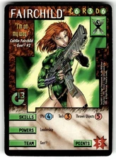 1995 WildStorms CCG Magazine Promo Card Fairchild