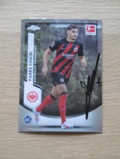 Fares Chaibi autograph signed TC Topps Chrome Bundesliga "Frankfurt" 22/23