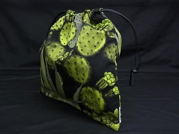 LOEWE Green Drawstring Multi Case Accessory Bag U… - image 3