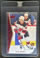 2019-20 Upper Deck Jack Hughes 1994 95 Rookie Tribute Die Cuts RC Red #11 Devils