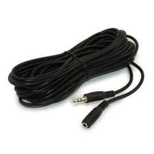 25ft 3.5mm Mini-Stereo TRS Male to Female Audio Extension Cable