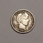 1908 S Barber Dime 10C Cents Coin Silver
