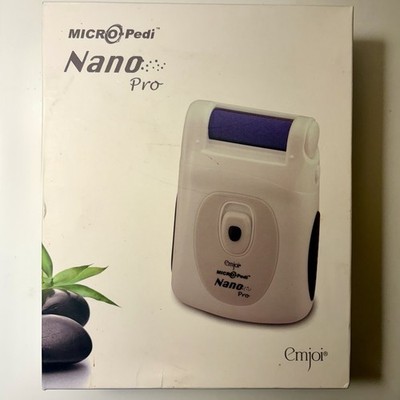 NIB Emjoi MICRO Pedi Nano Pro Electronic Callus Shaver Kit w/ Rollers