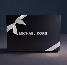 NEW Michael Kors Magnetic Gift Box with Ribbon &Tissue| Dimension 9" X 6" X 2.5”
