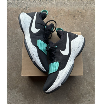 Nike PG 1  Light Aqua  Mesh Low Top Lace Up Basketball Sneakers Size 12 Mens