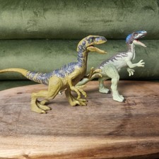 Jurassic World - Dino Coelurus + Velociraptor 🇫🇷 Dinosaure Jurassic Park