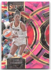 Temi Fagbenle 2024 Panini Select WNBA Prizms Pink Ice Indiana Fever