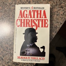 Murder in Three Acts Mass Market Paperbound Agatha Christie