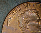 Lot of two BN Lincoln Memorial Cents with laminations — photo 4