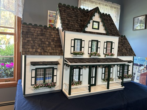 Brand New Hand Made Wooden Dollhouse - Picture 5 of 15