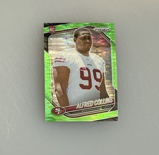 2025 Panini Prizm Football - Alfred Collins Green Wave RC #388 49ers
