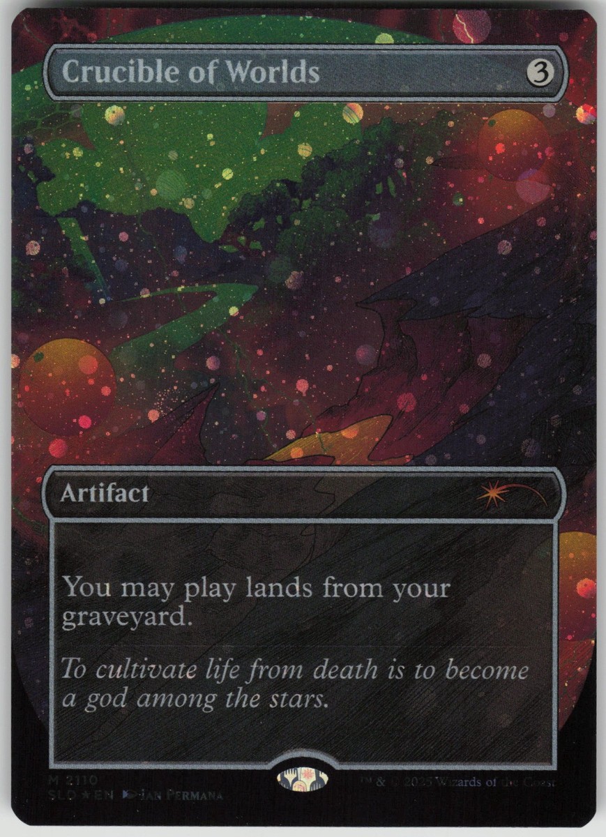 MTG Crucible of Worlds Galaxy Foil Foil NM Secret Lair Drop Series