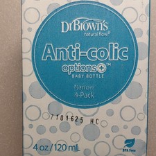 Dr. Brown s Natural Flow Anti-colic Narrow 4-Pack 4oz BPA-Free Bottles