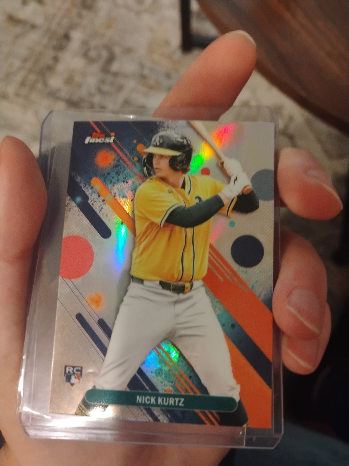 2025 Topps Finest - Common Nick Kurtz #10 Refractor (RC) See Pics