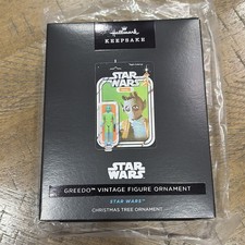 Hallmark Greedo Vintage Figure Star Wars Ornament 2026 NYCC In Hand 1 Of 5000