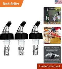 3 Pack Measured Liquor Pour Spout, Liquor Bottle Pourers, Measure Pour Spout ...