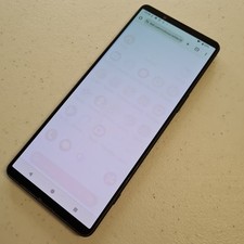 Sony Xperia 1 V (1V) 256GB grün - RÜCKSEITE GESPRUNGEN, BILDSCHIRM BRENNT, FUNKTIONIERT