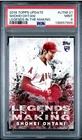 2018 TOPPS UPDATE LEGENDS IN THE MAKING #LITM-21 SHOHEI OHTANI PSA 9