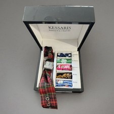 Set sciarpa orologio vintage Kessaris stagionale 6 in 1 con scatola necessita di batteria