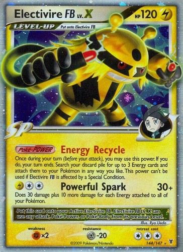 Pokémon TCG - Electivire FB Lv.X - 144/147 - Supreme Victors [Lightly Played]