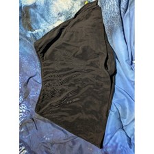 Classic Black Ribbed Skort Necessary Objects Quiet Luxury Chic Small