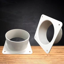 5.9 Inch Air Vent Duct Connector Flange Straight Plastic Ventilation Pipe Tools