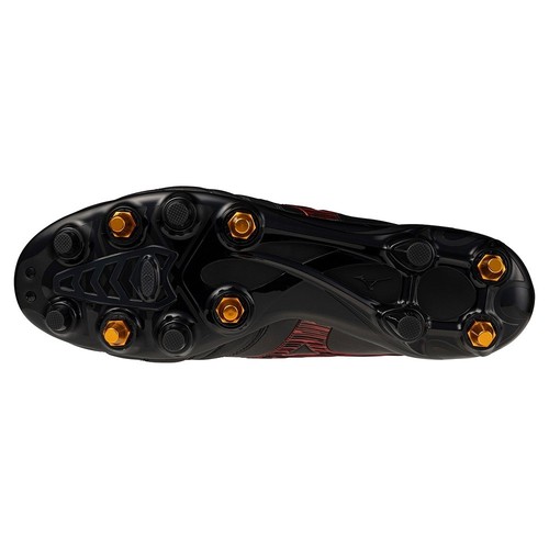 MIZUNO MORELIA NEO IV JAPAN MIX P1GC2530 00 Negro × Rojo Rubí Nuevo en Caja de JPN - Imagen 2 de 6