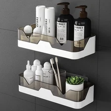 Adhesive Shower Shelf Wall Organizer No Drilling