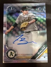 2019 Bowman Draft Tyler Baum Chrome Pick Auto Refractor /499