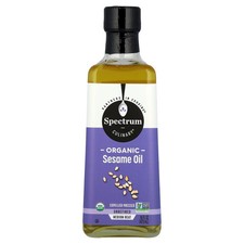 Organic Sesame Oil, Unrefined, 16 fl oz 473 ml