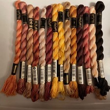 Lot Of 14 DMC COTON PERLE 100% Cotton Thread Floss #5