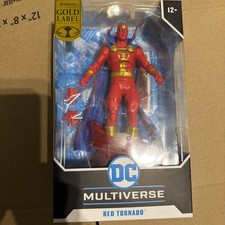 NEW McFarlane DC Multiverse Red Tornado Gold Label  Target Exclusive  Figure