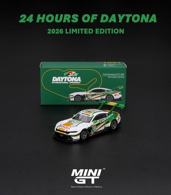MINI GT 1091 1/64 Ford Mustang GT3 #26 Daytona Edition | eBay