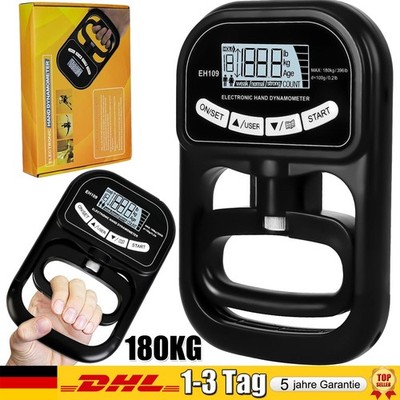 Hand Dynamometer 180Kg Grip Strength Trainer Elektronische Griffkraft Messgerät
