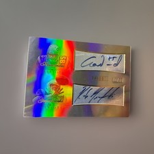 2010 Topps Tribute - Dual Autographs Rob Gronkowski, Aaron Hernandez #10 of 20!!