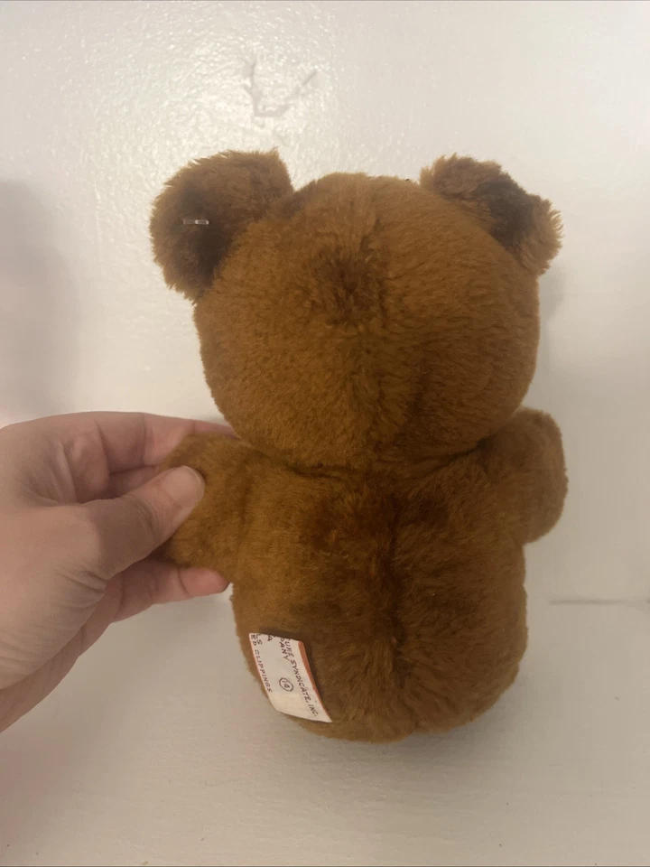 Vintage Dakin "POOKY" Plush Teddy Bear 1983 Garfield Lil Teddy Bear~Brown 8" EUC - Image 3 of 4