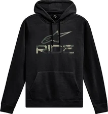 Ride Camo Hoodie V3 Black For Xl