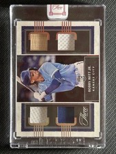 2022 Panini Three And Two Bobby Witt Jr. Rookie Quad Relics /75 #RQJ-BWJ Royals