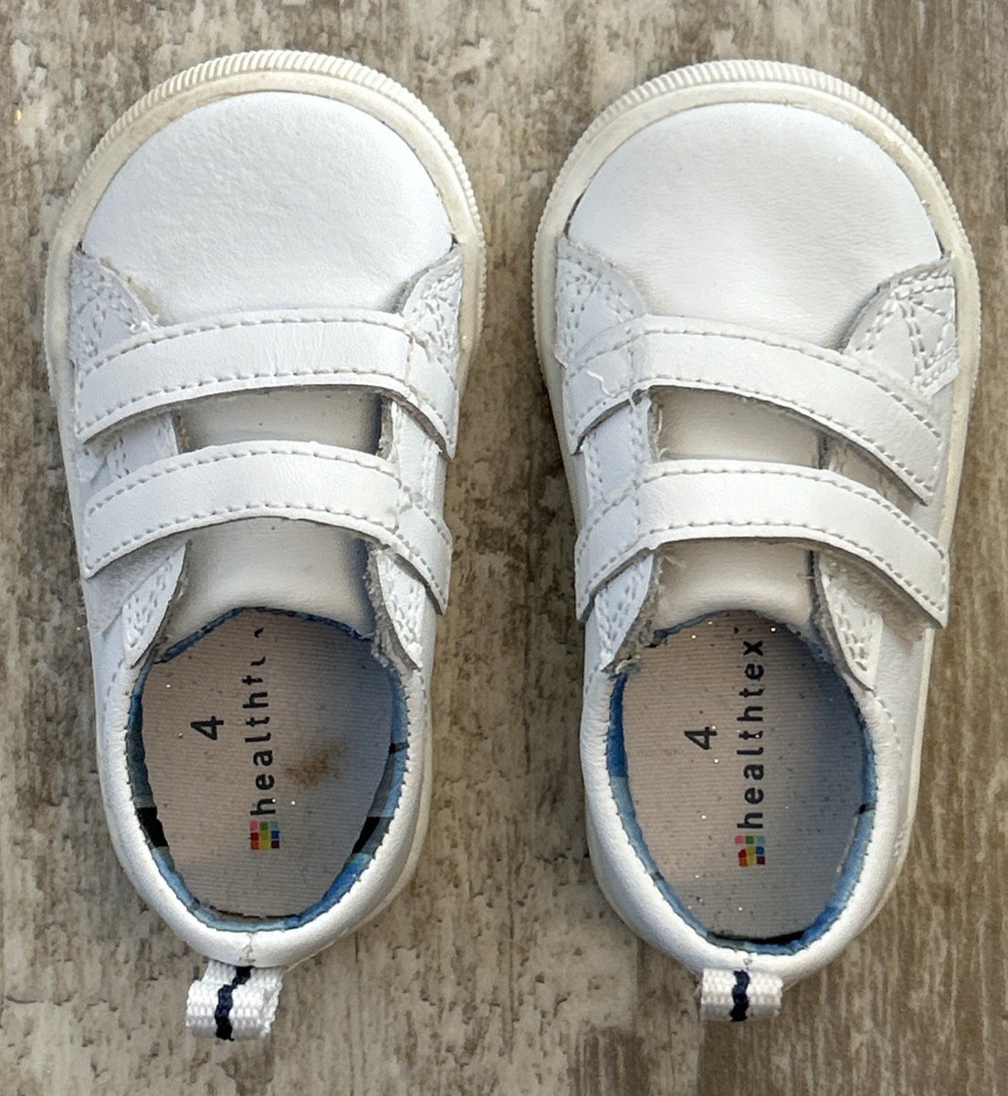 Healthtex Baby Leather Strap Sneakers Size 4