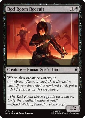 Red Room Recruit [MSH - 110]Near Mint