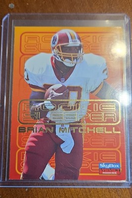 1996 Skybox Impact Rookies - Rookie Sleeper Brian Mitchell #132