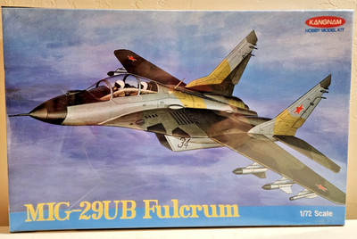 Kangnam MIG 29UB Fulcrum Fighter Kit # 7123 Factory Sealed Minor Dented Box 1:72