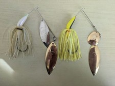 Megabass V-FLAT Spinnerbait Set 2pcs, Used, Fishing Lure, Hard Baits