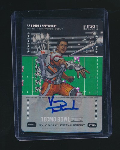 VINNY TESTAVERDE 2026 BO JACKSON BATTLE ARENA VINNI VERDE AUTO #VTA7
