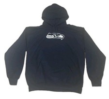 NFL Team Apparel Seattle Seahawk Pullover Hoodie Sweatshirt Men's SZ L Blue NWT